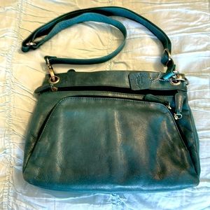 Shoulder bag- Teal -8 compartments!